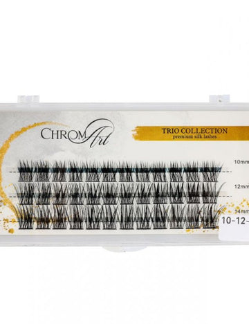 ChromArt Premium Silk Lashes - Trio - MIX - 60 smocuri