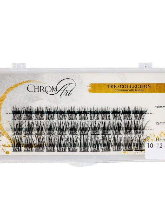 ChromArt Premium Silk Lashes - Trio - MIX - 60 smocuri