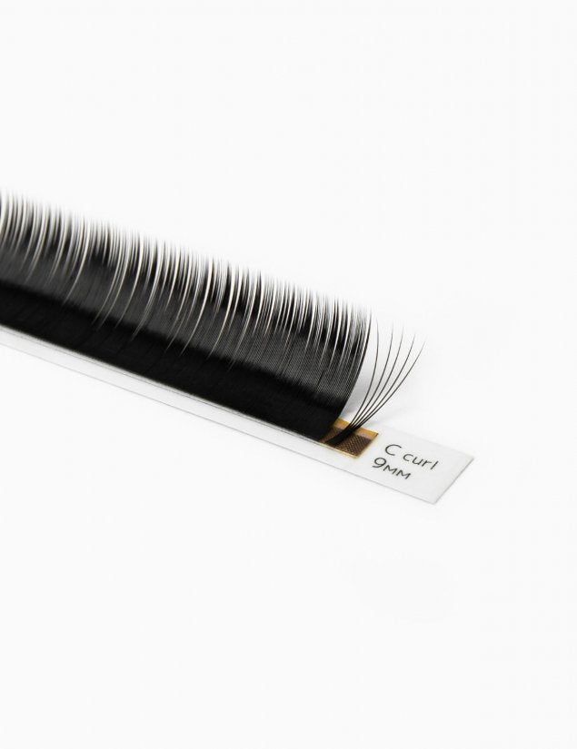 Extensii de gene Black Lashes curbura L - Pavlova Lashes