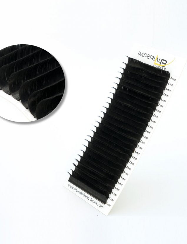 Extensii de gene Black Kashmir curbura L - Imperial Lashes